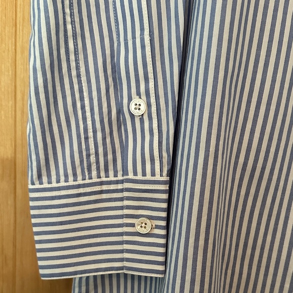 Tory Burch Stripe Tunic Shirt – Blue Dusk/White – Size M – NWOT - Picture 9 of 11